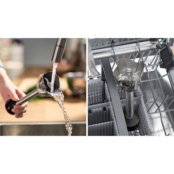 ErgoMaster Series 6 stavblender - BOSCH - 1000 W motor - 4 QuattroBlade Pro knive Grå och svart