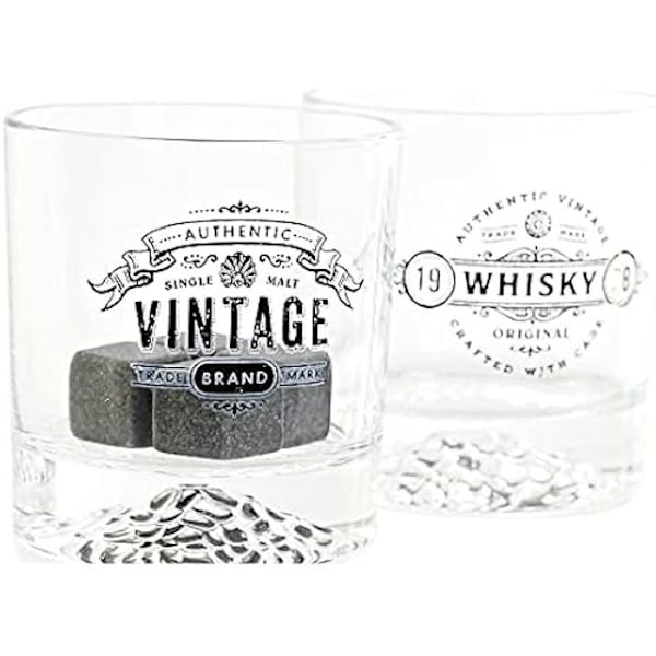 Glasögon - DKD HOME DECOR - Set med 6 - 320 ml - Kristallsten - Flerfärgad Flerfärgad