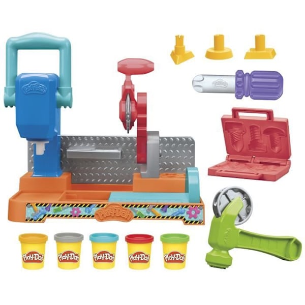 Play-Doh My little handyman, set med modelllera Flerfärgad