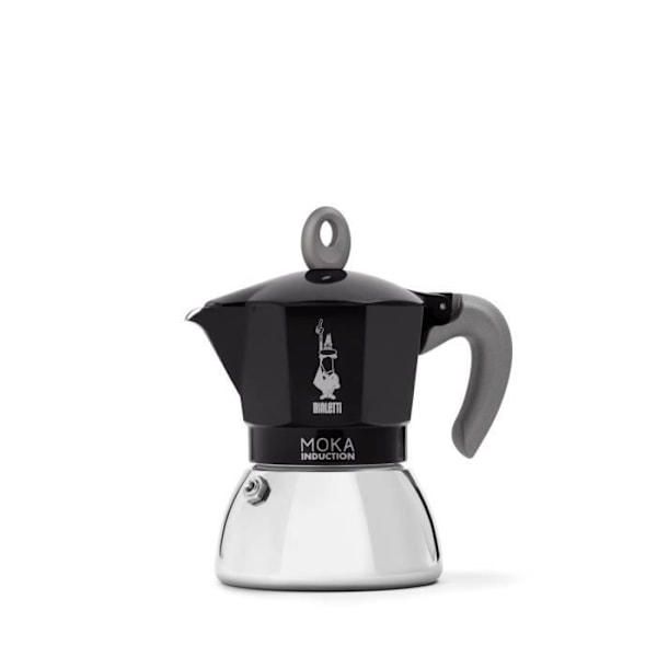 BIALETTI Moka induktion kaffemaskine 4 kopper sort ny version
