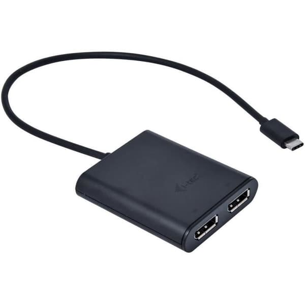 Ulkoisen videoadapterin - I-TEC - C31DUAL4KDP - 2 x DisplayPort - USB-C 3.1 - 4K Ultra HD