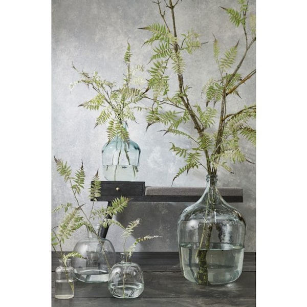 Mica Decorations Diego Vase - H42 x Ø27 cm - Gennemsigtig Gennemsigtig