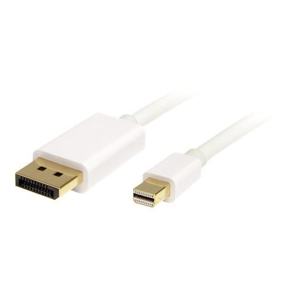 Mini DP - DP 1.2 kaapeli - STARTECH - 2 m - Valkoinen