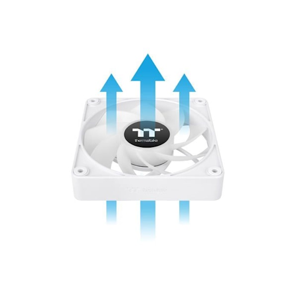 Tuulettimen - THERMALTAKE - CT140 EX Käänteinen ARGB - Valkoinen - 94,95 CFM - 32,8 dBA