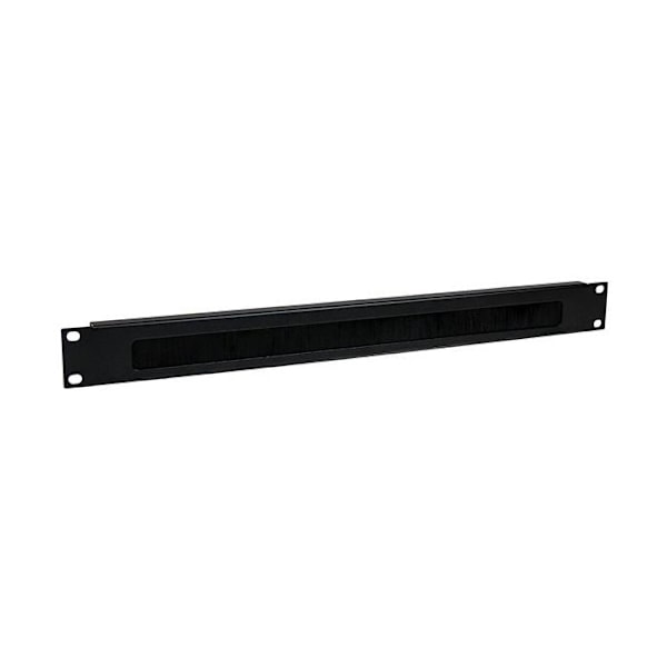 Kabelstyringspanel - STARTECH.COM - CMBRUSH1U - Stål med Børste - 1U - Sort