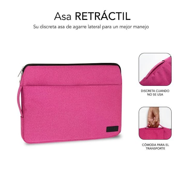 Urban 15,6" bærbar taske - Pink