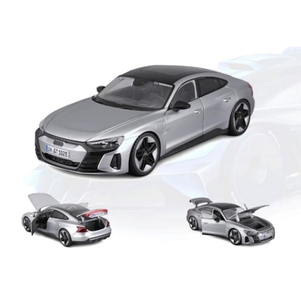 Monterade modeller - Audi RS e-TRON GT Silver 2022 1/18 Burago