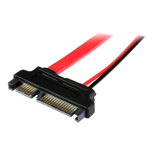 Ohut SATA-SATA-sovitin virtalähteellä - STARTECH.COM - ATA-sovitin - Serial ATA 150/300/600