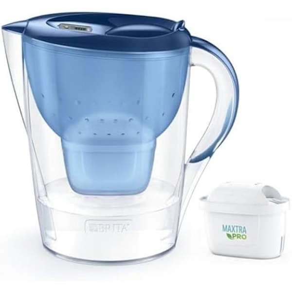 Filtrerende kande - BRITA - Marella XL + 1 Maxtra Pro PP - Kapacitet 3,5 l - 150 l - Farve blå Flerfärgad