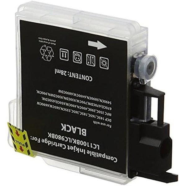 Tintenpatron ACTIS KB - 1100BK til DCP-6690CW/MFC - 6490CW - Sort