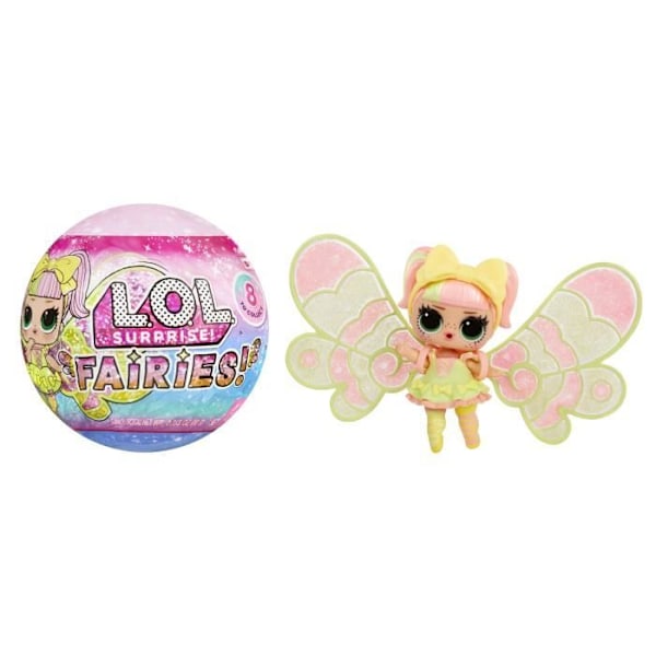 L.O.L. Surprise Fairy samlardockor - Slumptal - 7,5 cm - Från 3 år Flera olika