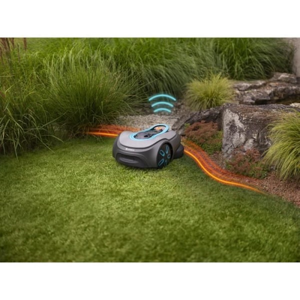 Robotgräsklippare - GARDENA - Smart SILENO Free 600 - Utan perifera kablar - Yta 600 m² - Inkluderar smart Gateway