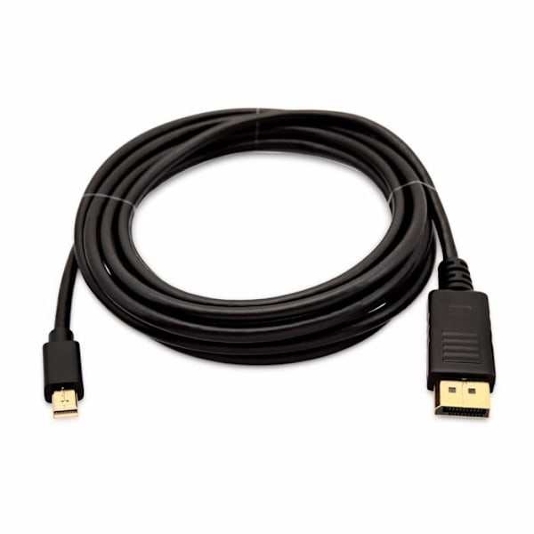 V7 - V7MDP2DP-03M-BLK-1E - DisplayPort-Kabel - Mini DisplayPort (M) til DisplayPort (M) - 3 m - Sort
