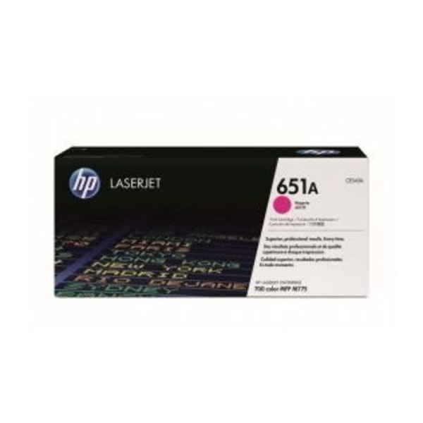 Alkuperäinen HP 651A väriainekasetti - magenta - 16 000 sivua