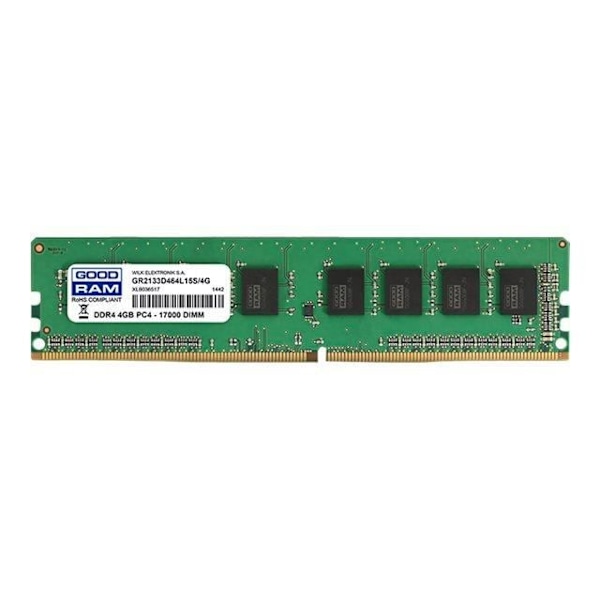 GOODRAM DDR4 4 GB DIMM 288 ben 2400 MHz - PC4-19200 CL17 1,2 V ikke-ECC ubufferet hukommelse