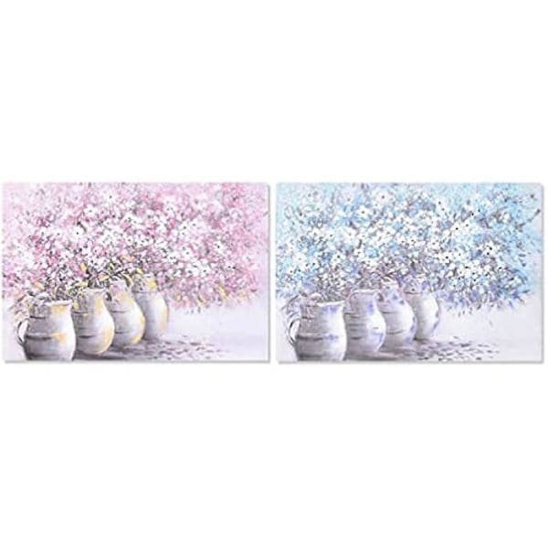 Målning - DKD HEMINNREDNING - Estándar - Flerfärgad - 120 x 3 x 80 cm - Inredning mångfärgad