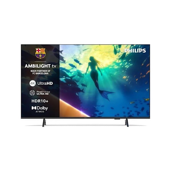 Philips 43PUS8010 43? 4K Ambilight Smart TV Dolby Atmos Titan OS Sort