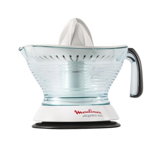 MOULINEX Vitapress Electric Citrus Press, Kapacitet 0,6 L, 25 W, Pulp Selector, Maximal Juice Extraction PC300B10 Vit