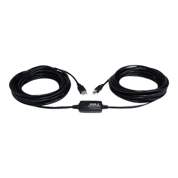 Aktiivinen USB 2.0 A–B -kaapeli - STARTECH - 9,15 m - Musta