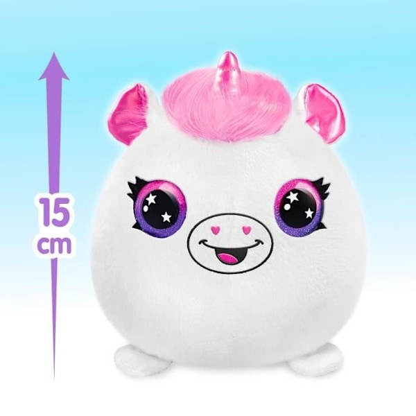 Personaliserbar Plysj Airbrush Plush Baril Squishy - Canal Toys - Kreative fritidsaktiviteter for børn fra 6 år Flerfarvet