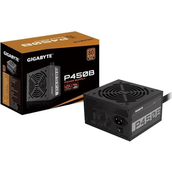 GigaByte GP-P450B 450 Watt 80Plus pronssivirtalähde