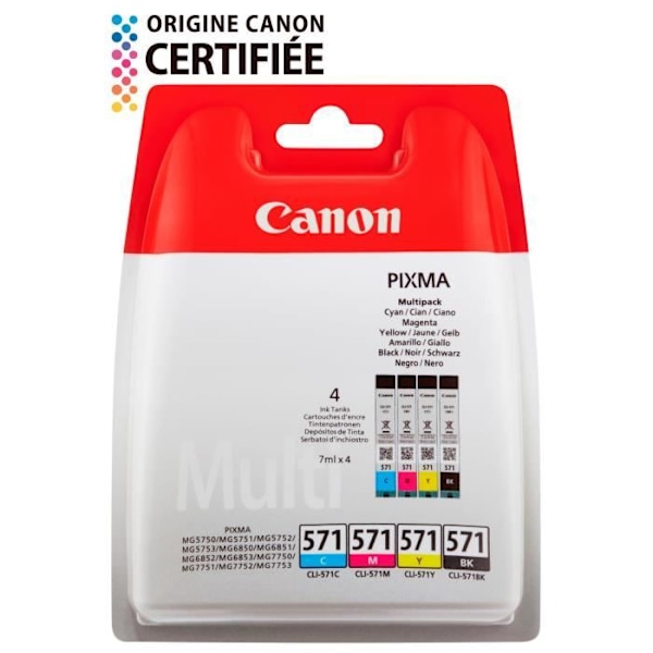 Canon PACK CLI-571 4 CL blækpatron