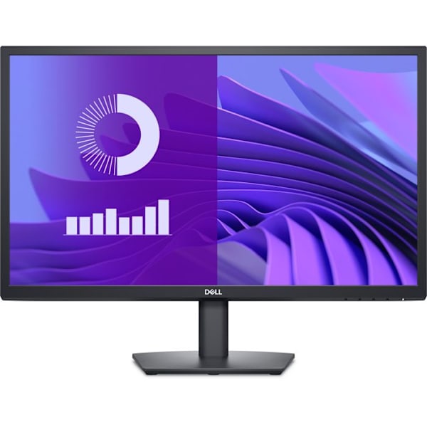 Dell 24 skærm - E2425H - 24 tommer - IPS - Sort - 1920 x 1080 - 5 ms - HDMI, DisplayPort, DVI, VGA, USB