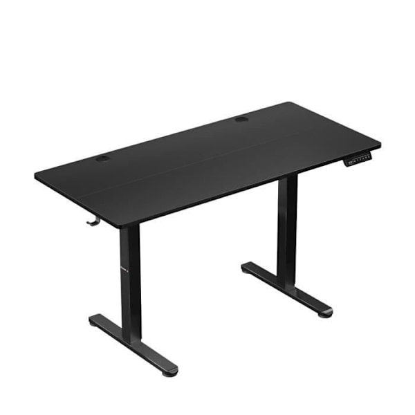 Bureau Højdejusterbart - HUZARO - HERO 8.2 - Sort - Elektrisk - Ergonomisk Svart