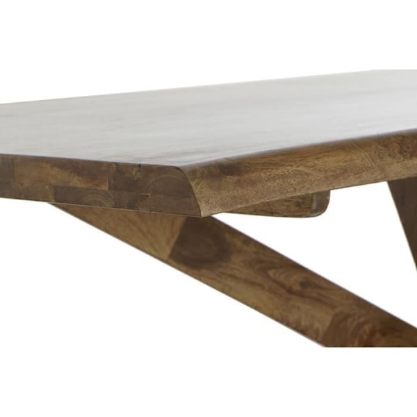 spisebord 180 x 86 x 76 cm natur valnød