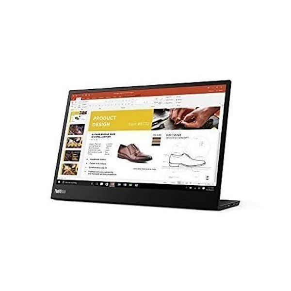 Lenovo ThinkVision M14 LED - 14" - Full HD - Mate Black