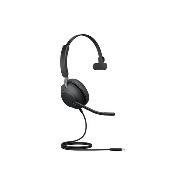 On-ear hörlurar - Jabra - Evolve2 40 SE - USB-C - Bullerdämpning - Stereo