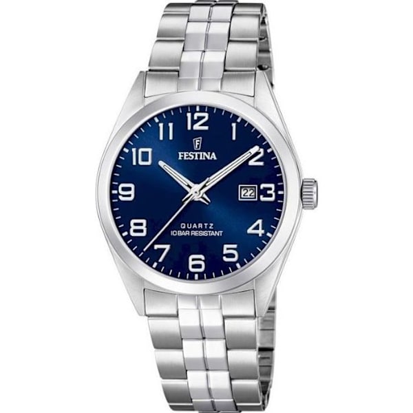 Ur - Festina - F20437-3 - Kvarts - Stål - Analogisk Grå