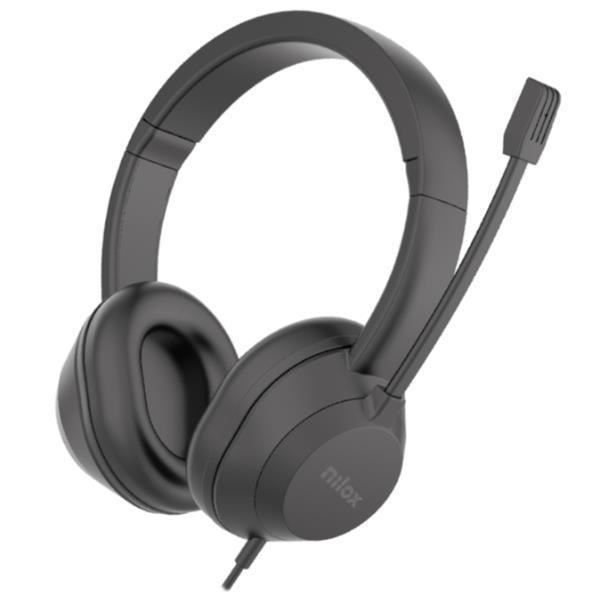 AUDIO, Etuier og Auriculares, Auriculares para audio, Nilox Auriculares Usb Con Microfono PcEspecificacionesTipologíaAuriculares con