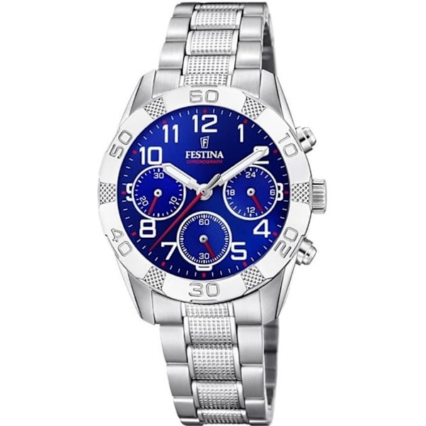 Montre - Festina - Junior F20345-2 - Quartz - Analogisk - Sport Blå, Silver