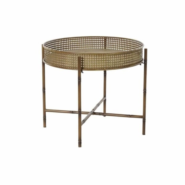 Sidebord - Natur - Metal - Hvid
