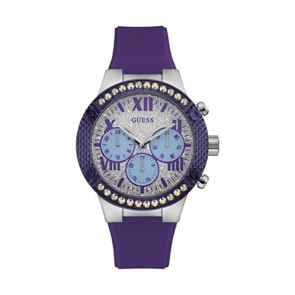 Dameur - Guess - W0772L5 - Quartz - 39 mm - Sølv - Silikone Silver