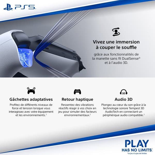 PlayStation-portaali vit svart
