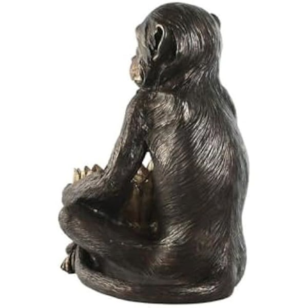 Koristeellinen hahmo - KOTI ESPRIT - S3054132 - Tummanruskea - Monivärinen - 55 x 45 x 42 cm Flerfärgad