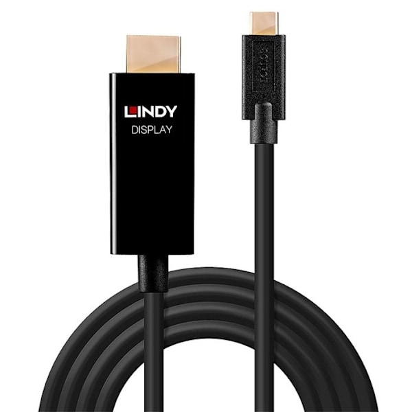 HDMI adapterkabel - Lindy - 4K60 - USB Type C - 3m - HDR