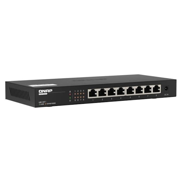 Switch Multi-Giga - QNAP - QSW-1108-8T - 8 porte RJ45 - Ikke styret - 2,5GbE