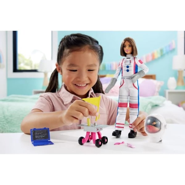 Barbie Astronaut Koffert - Mattel - 65-års Jubilæum - 10 Tilbehør - Multifarvet - 3 år og ældre Flerfärgad