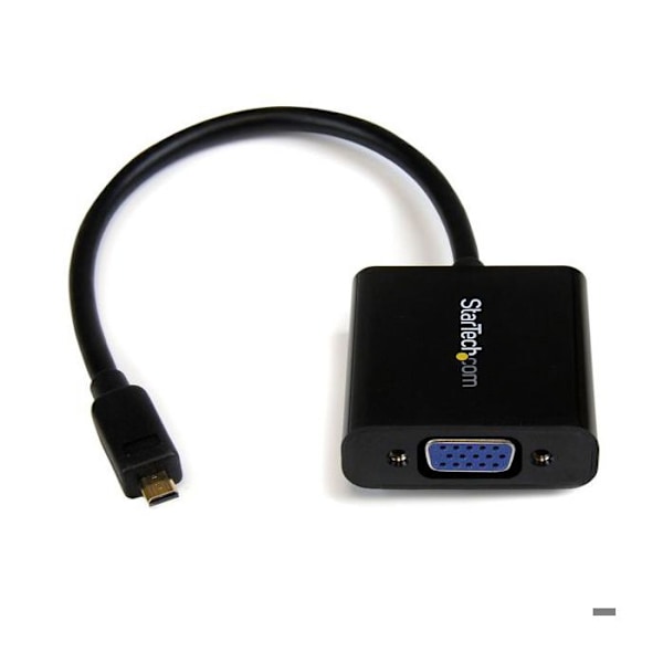 Micro HDMI - VGA - Muunnin - StarTech.com - MCHD2VGAE2 - 1920 x 1080 - Musta - Sovitin