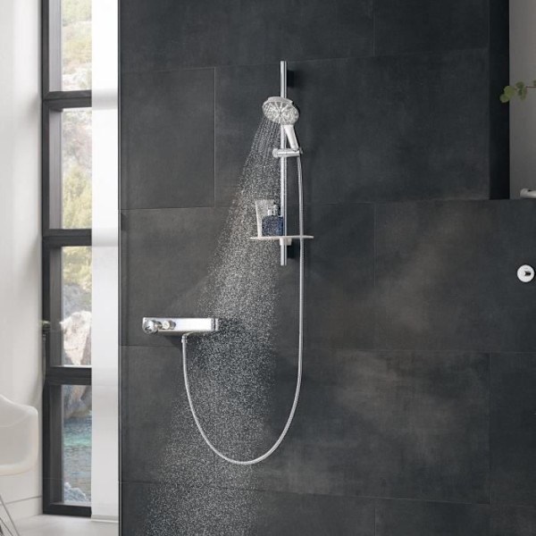 Fleksibel bruser - GROHE - VitalioFlex Metal - 2 m - Krom - Modstandsdygtig over for folder Krom