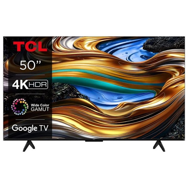 TCL 50P755 LED-TV - 126 cm - 4K UHD - Böjd skärm - Wi-Fi - HDR Titan