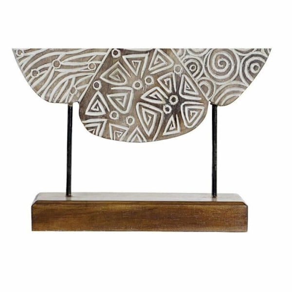 dekorativ abstrakt jernfigur (40 x 10 x 51 cm)