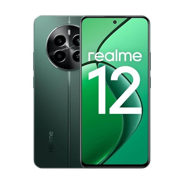 Realme 12 4G 8GB/256GB Grön (Pioneer Grön) Dual SIM Grön