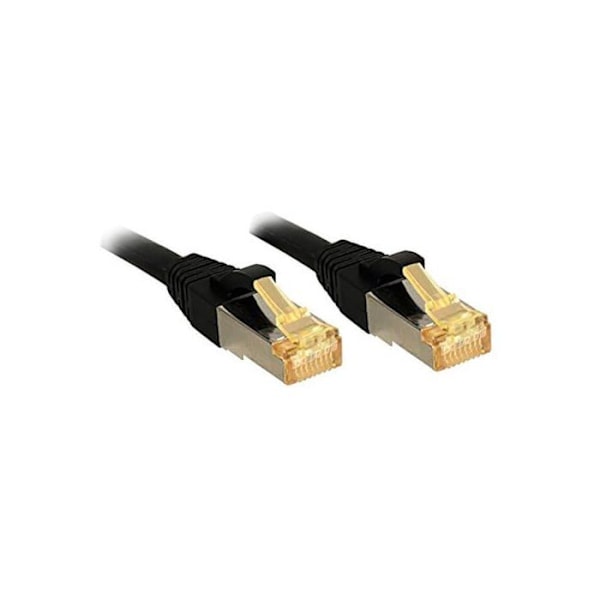 CAT 7 LSOH netværkskabel - LINDY - 0,3m - Sort - SFTP - PiMF - 600Mhz