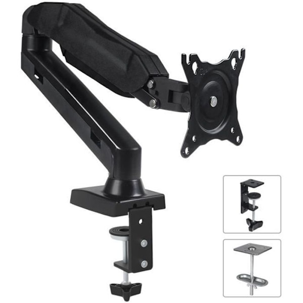 Skrivebordsstøtte til monitor 13 "-27" 8 kg Maclean MC-860 sort Sort