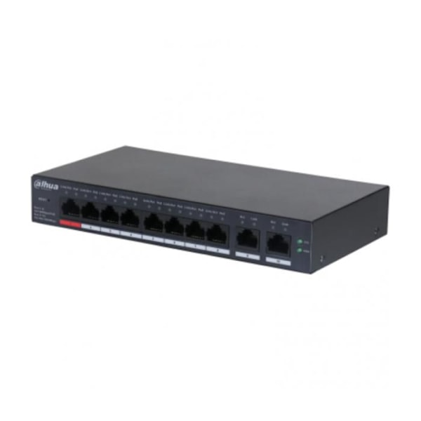 DAHUA DH-CS4010-8ET-110 CLOUD Kytkin POE 8 PORTTIA musta