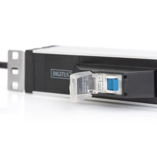 Digitus Dn-95417 Strømfordelingsenhed 1U Sort, Sølv 6 Stikkontakter Sort, Sølv